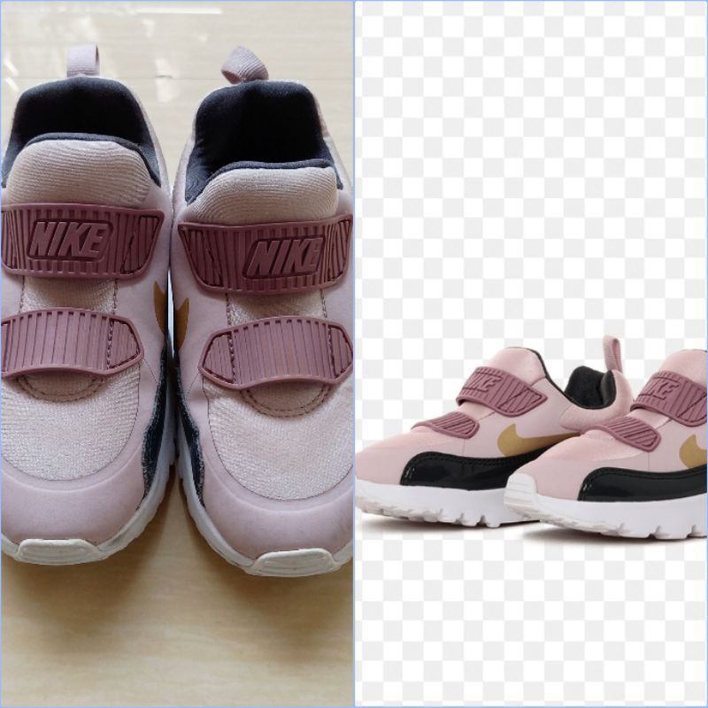 nike air max tiny 90 pink second preloved sepatu kids anak