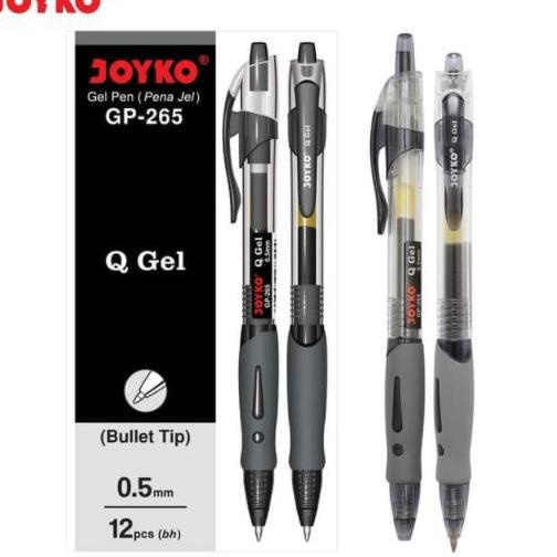 

Buruan Stok PULPEN GEL JOYKO Q Gel GP-265 / PULPEN JOYKO 0.5 mm [12 pcs]