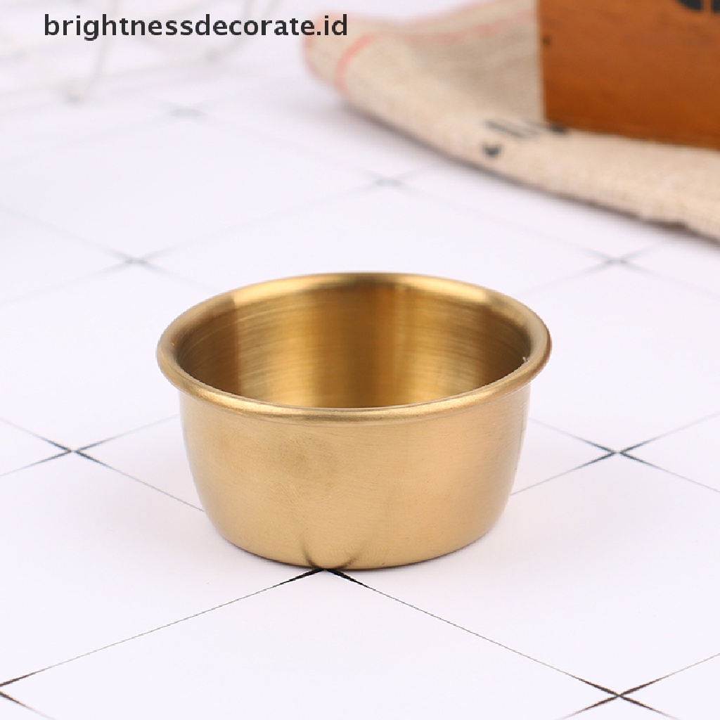 [Birth] 1pc Stainless Steel Hot Pot Dipping Bowl Cangkir Saus Kecil Wadah Bumbu [ID]