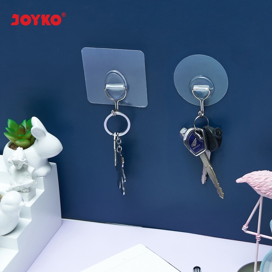 Adhesive Hook Gantungan Baju Tempel Dinding Stainless Joyko ADHK-3120