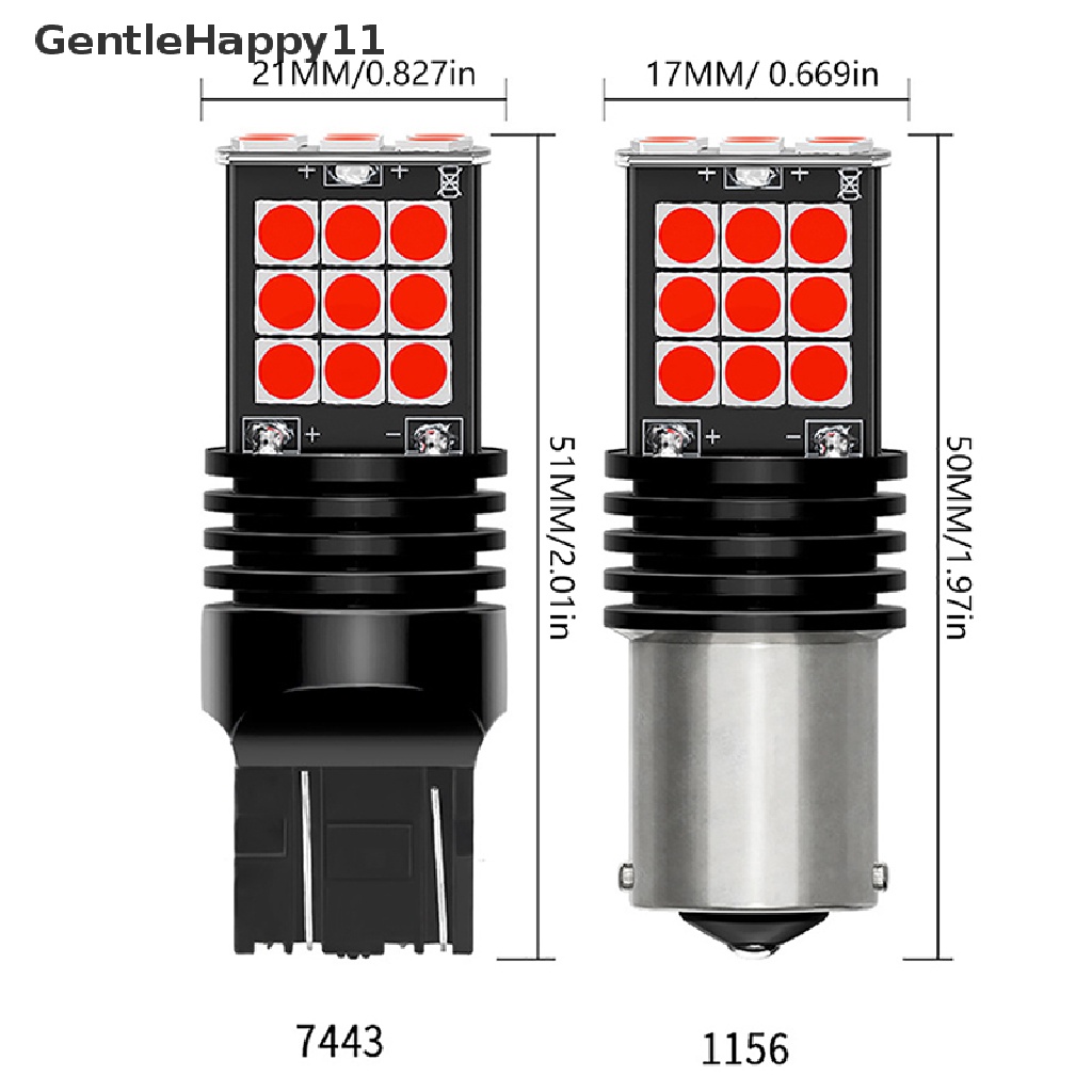 Gentlehappy Lampu Bolak Balik Led3030 24smd 1156 1157 7443 3157rem Decoding Sein id