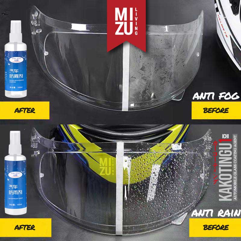 MIZU KAKOTINGU-ICHI Automobile Glass Coating Agent Spray Rainproof Kaca Mobil Cairan Anti Hujan Semprotan Anti Embun