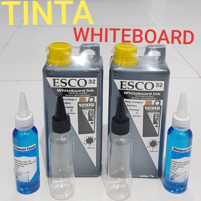 

Tinta spidol whiteboard murah bonus cleaner hitam