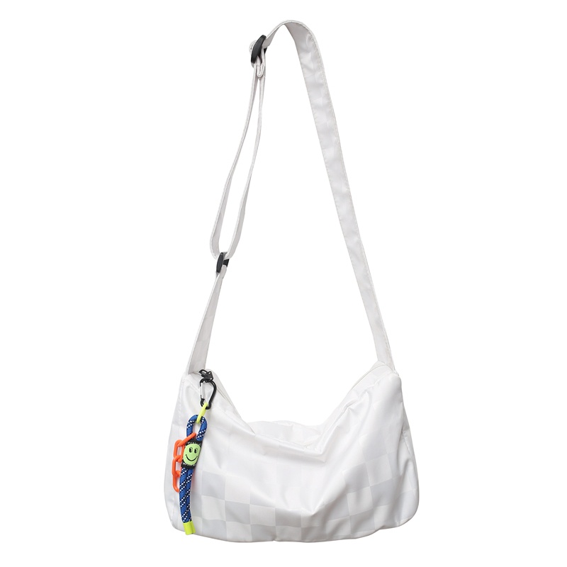 ♟┇™Sera Net Merah Tas Kanvas Kasual Wanita 2022 Musim Panas Baru Perkakas Jepang Ringan Messenger Tas Siswa Kelas Tas Olahraga