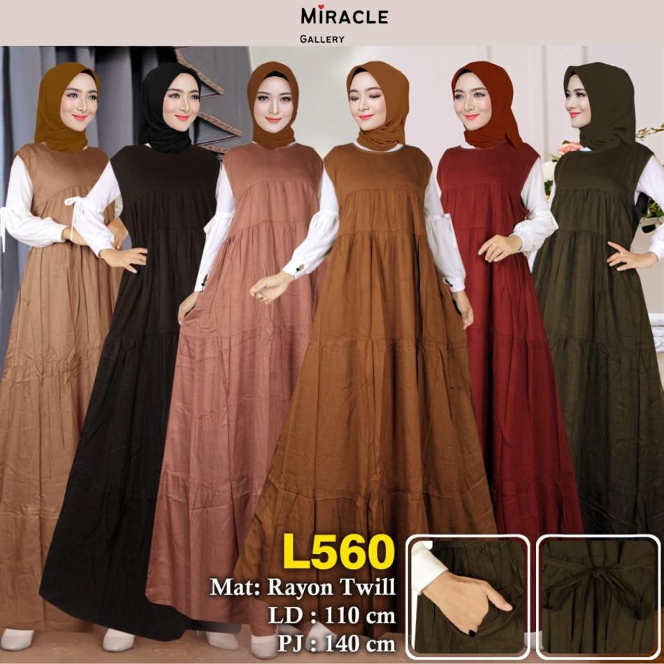 INER GAMIS RAYON TWILL PREMIUM MELISA/GAMIS RAYON TWILL PREMIUM/DRESS GAMIS LD 110 PB140