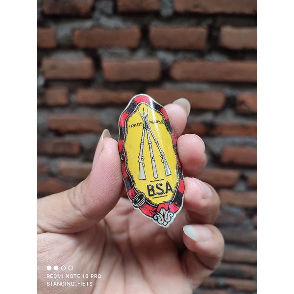 emblem sepeda BSA original nos condition