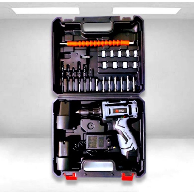 BOR BATERAI 20V HUJIA BESI TEMBOK KAYU