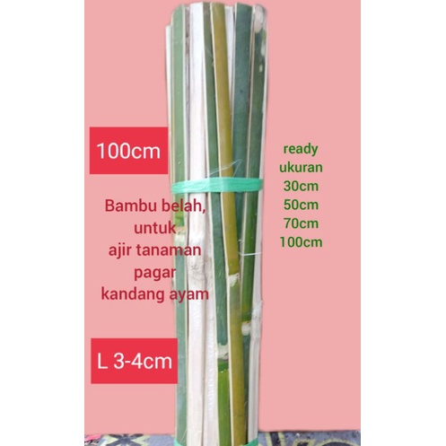 pagar bambu,ajir tanaman, turus,bambu belah,bambu
