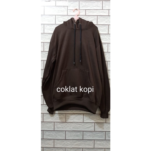 Jacket Pria Jaket Sweater Hoodie Material Fleece Ukuran M Sampai XL