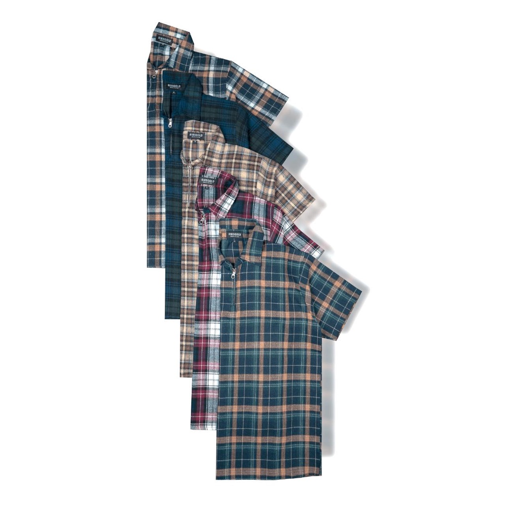Ribsgold Kemeja Flanel Afro Pria