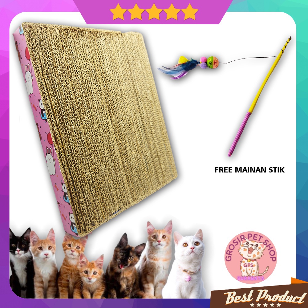 Scratching pad Aksesoris Garukan Kucing Ukuran Besar dan Tebal