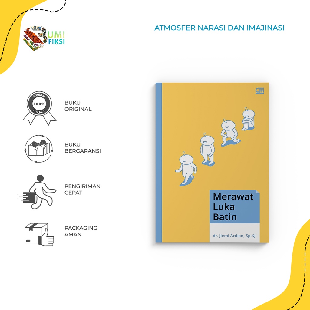 Jual Buku Bacaan Pengembangan Diri Merawat Luka Batin By Dr Jiemi