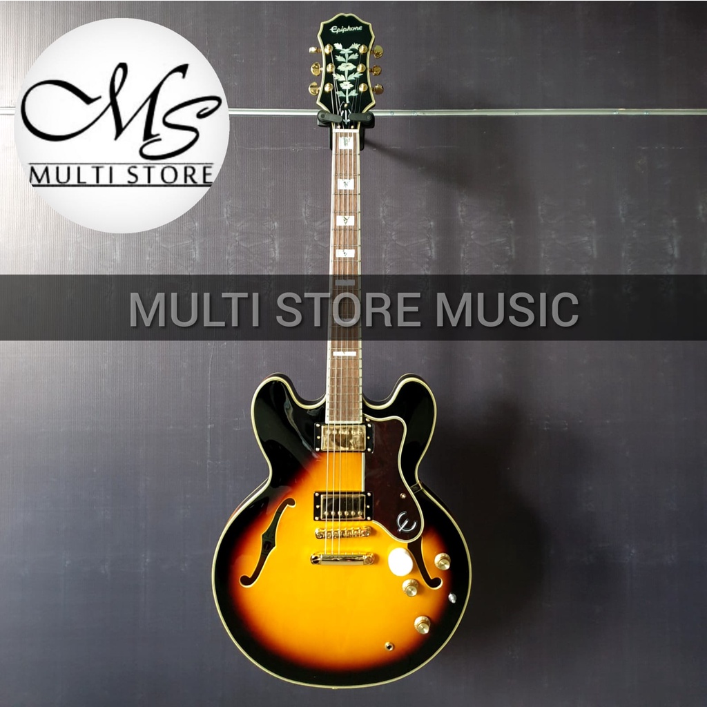 Gitar Elektrik - Epiphone Sheraton II Pro - Vintage Sunburst