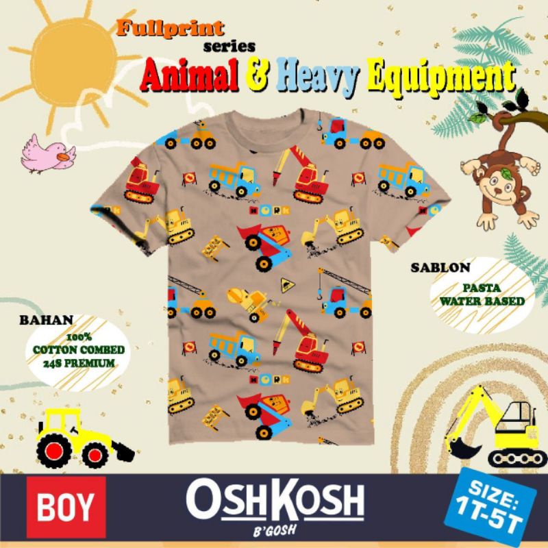 Kaosh Oshkosh Fullprint Animal &amp; heavy