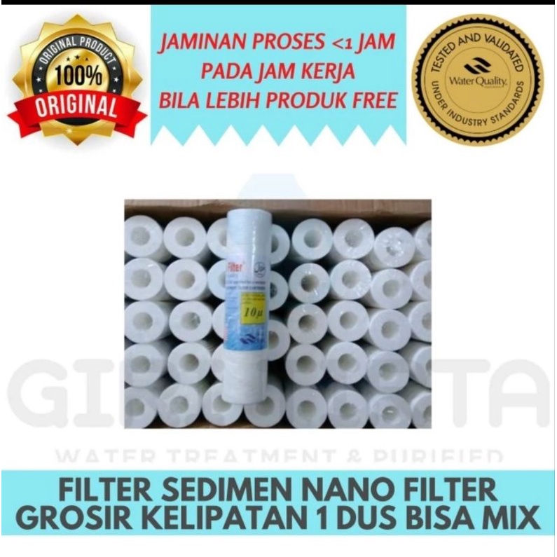 Giri Tirta - Filter Sedimen Spun Nanotech 1 dus 50 pcs Filter Air