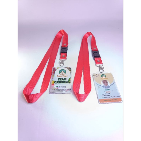 

IDcard Custom+Lanyard Polos Desain IDcard Sesuai keinginan anda / 1Set IDcard Custom+Lanyard Polos+Cardholder / Ukuran IDcard Standar seperti KTP/ATM / Pengait Stainless Stoper Bulat tanda pengenal Berkualitas | Emika Store