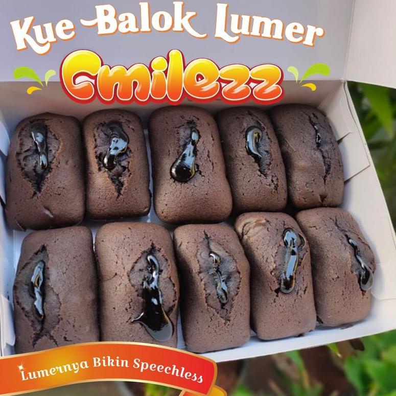 

[KODE KMJN7] Kue Balok Brownies CMILEZZ Coklat Lumer Asli Coklat Jepang Isi 10 Pcs Cake Lumer Premium Quality