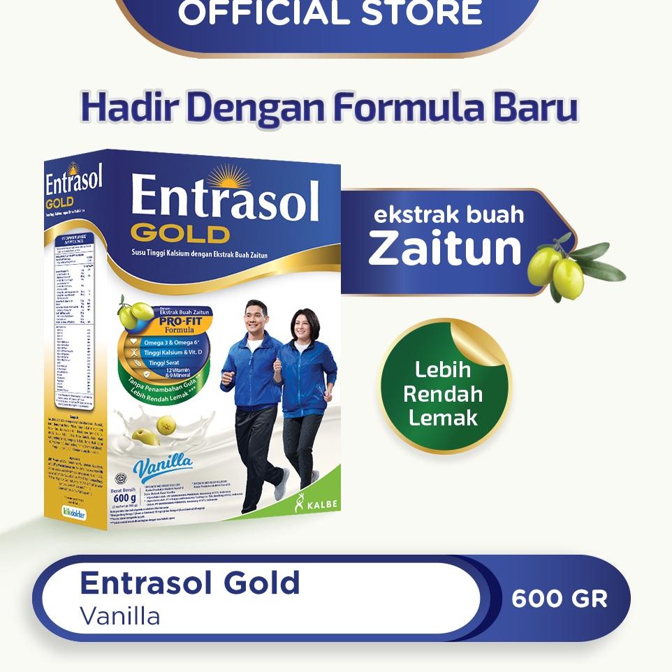 

Stok Banyak.. ENTRASOL GOLD VANILLA 600 G 0J8
