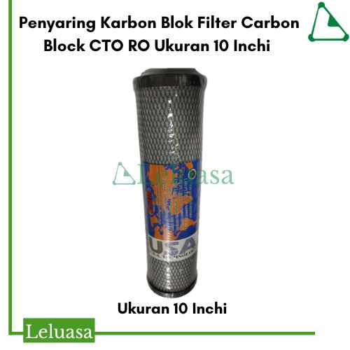 Penyaring Karbon Blok Filter Carbon Block CTO RO Ukuran 10 Inchi Perlengkapan Depot Air Minum isi Ul