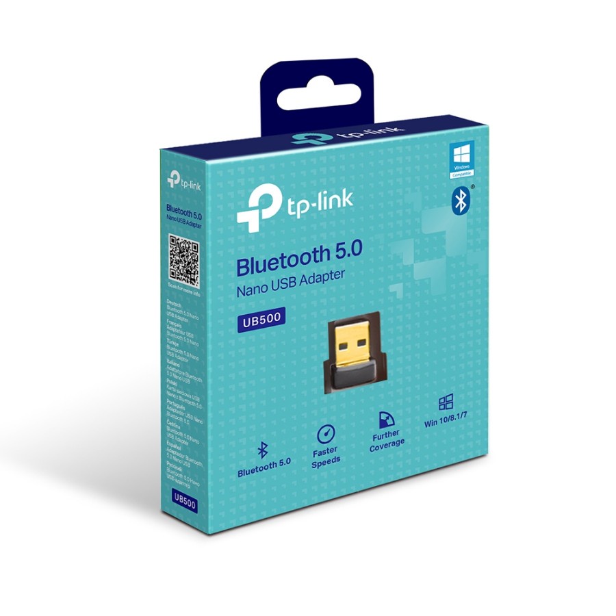 TP - Link Bluetooth 5.0 Nano USB Adapter - UB500