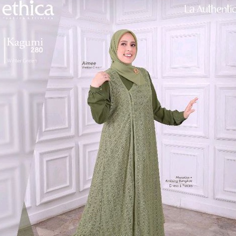 Fashion gamis ethica ori syar'i syari model terbaru 2023, warna sangat menarik, favorit semua wanita