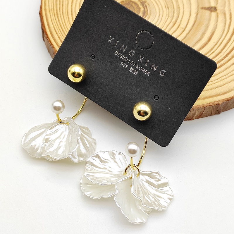 Shell Earrings Ladies S925 Anting Rumbai Anting Bunga Hadiah Ulang Tahun Aksesoris Fashion