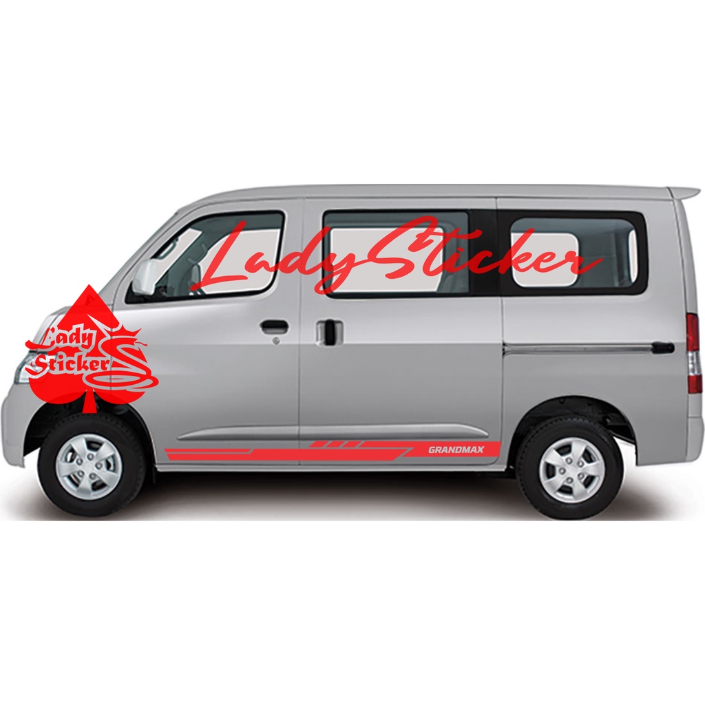 new sticker mobil daihatsu grand max cutting sticker mobil