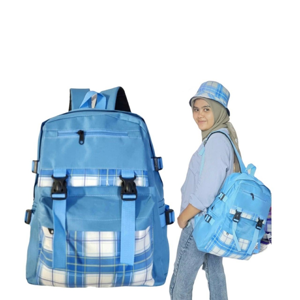 Tas Ransel Anak Sekolah Wanita impor Weibo ORIGINAL Backpack Fashion Korea Tas Punggung SD SMP SMA Perempuan Terbaru Kekinian