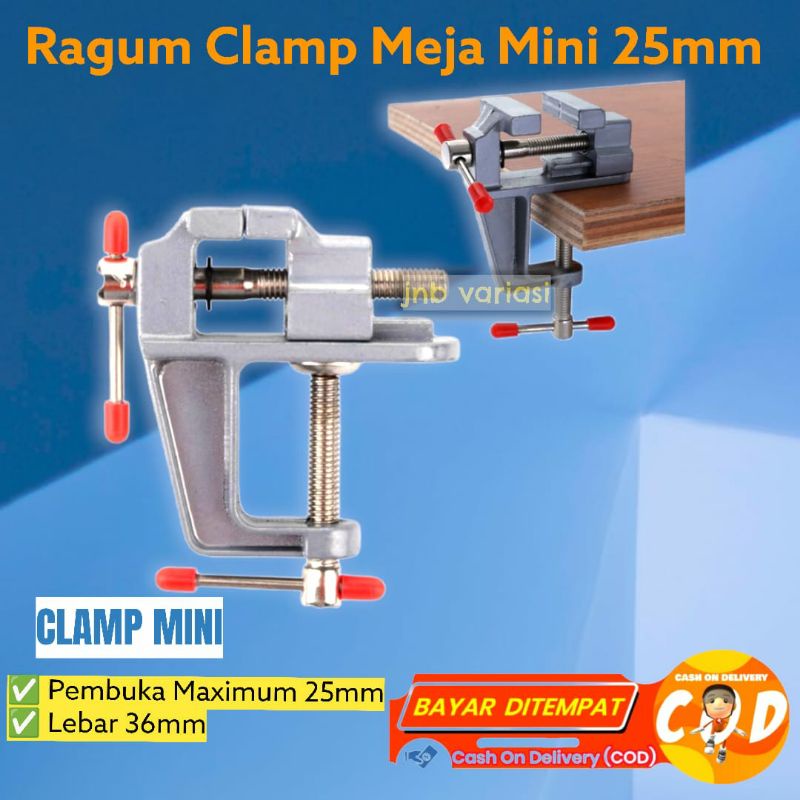 ragum clamp penjepit meja ragum mini kerajinan Ragum aluminium