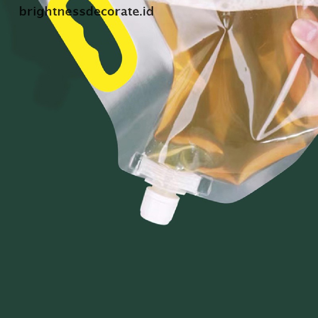 [Birth] 1pc1/1.5/2.5/5.5/10l Reusable Bening Kantong Minum Drink Flasks Liquor Bag [ID]