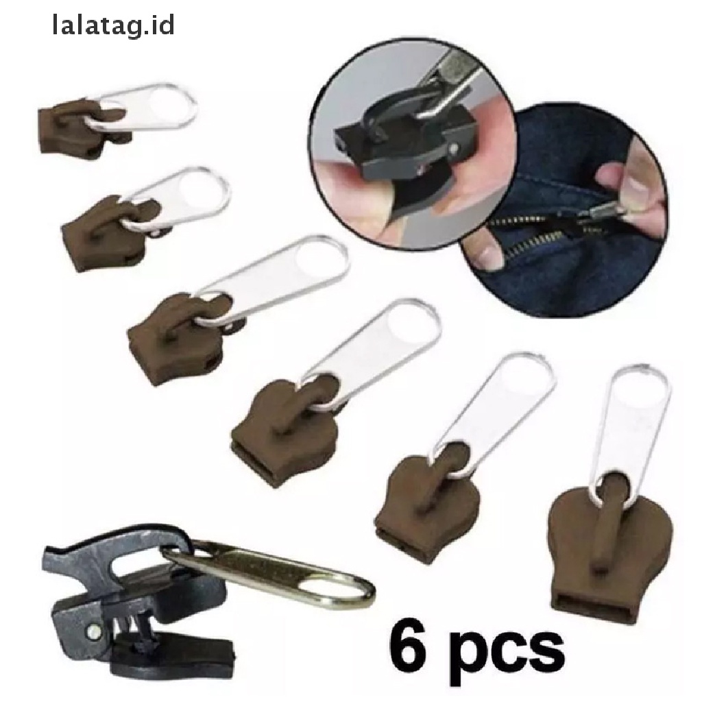 [lalatag] 6pcs Zipper Repair Kit Universal Instant Zipper Repair Pengganti Zipper [ID]