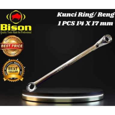 1 pcs BISON KUNCI RING DOUBLE RENG SPANNER CRV