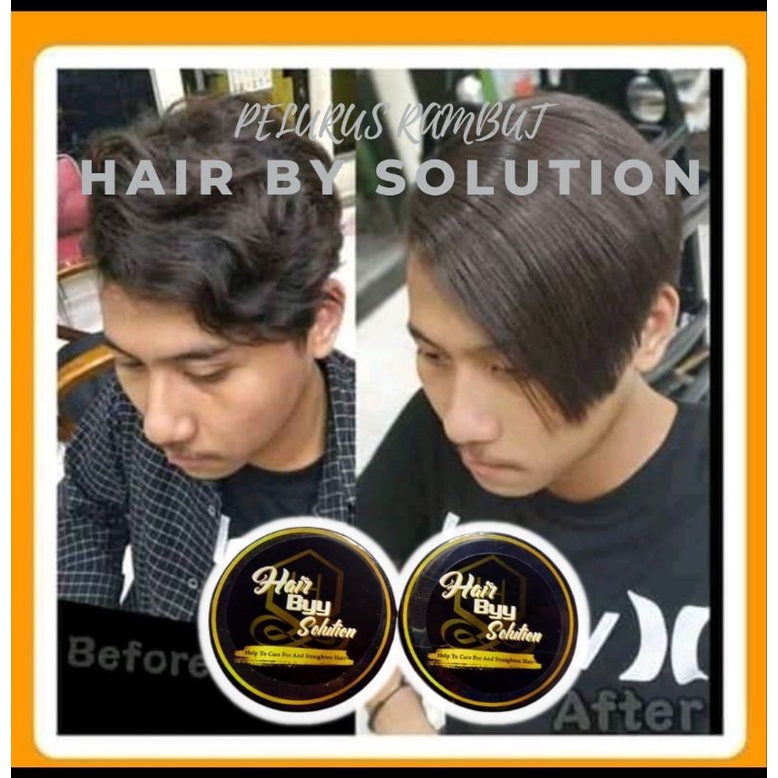TERLARIS Hair Byy solution Pelurus Rambut Kriting Tanpa Catok Permanen Pelurus Rambut Pria / Meluruskan Rambut Ampuh / Hair solution