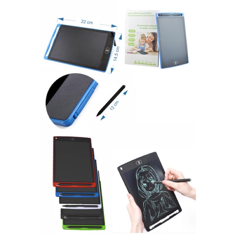 Mainan Tab LCD Writing Drawing Tablet Papan Tulis Gambar LCD