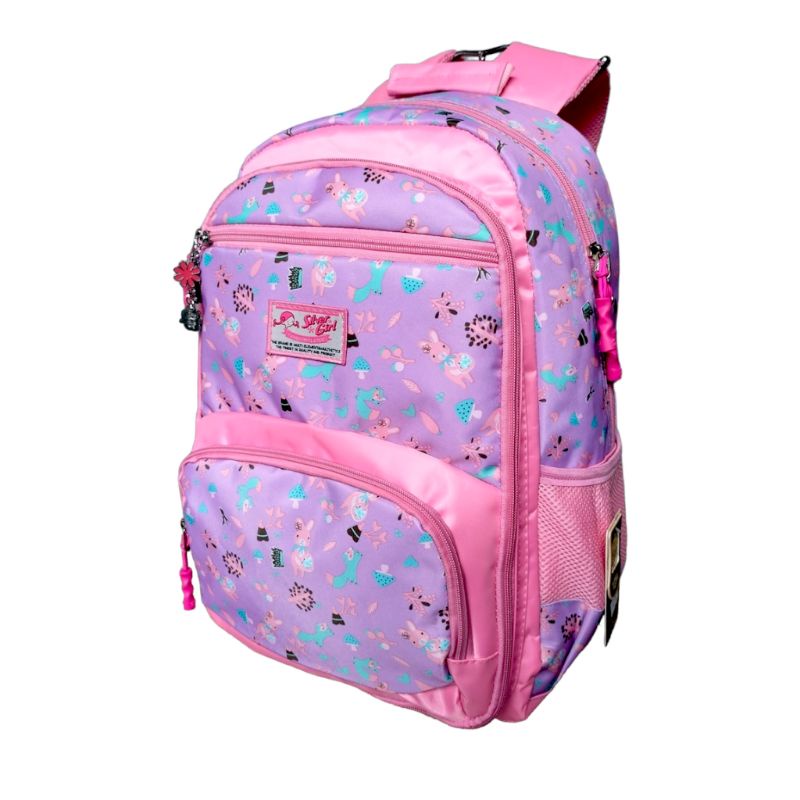 Tas ransel backpack anak perempuan alto silver girl free rain cover