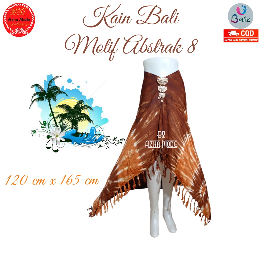 Kain Pantai Kain Bali Pantai - Kain Bali Motif Abstrak 8. rumbai Standar - Sarung Pantai SEMBILAN MODE - Sarung Bali - Kain Pantai - Kain Katun Jepang - Kain Untuk Hiasan Dinding - Kain Untuk Plafon Mobil Truk Dan Mobil 3/4 Lainnya