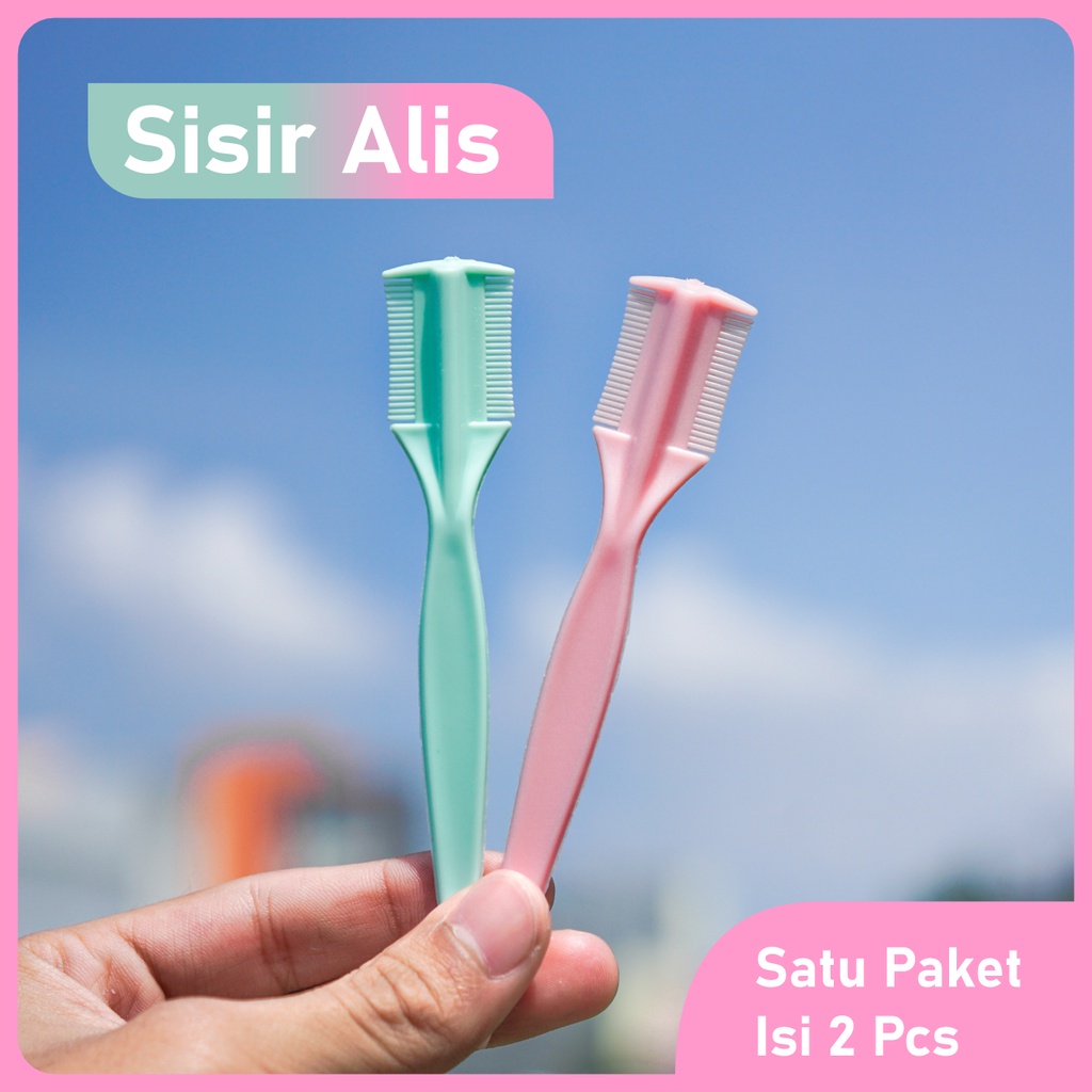 Sisir Alis / Sikat Alis / Sisir Alis Bulumata 1 Paket Isi 2 Pcs