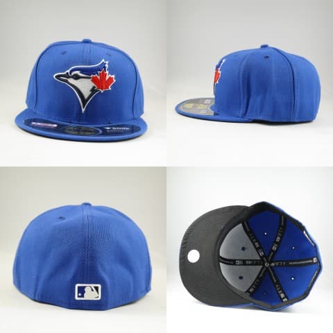 Topi Fitted Blue Jays 59FIFTY Biru