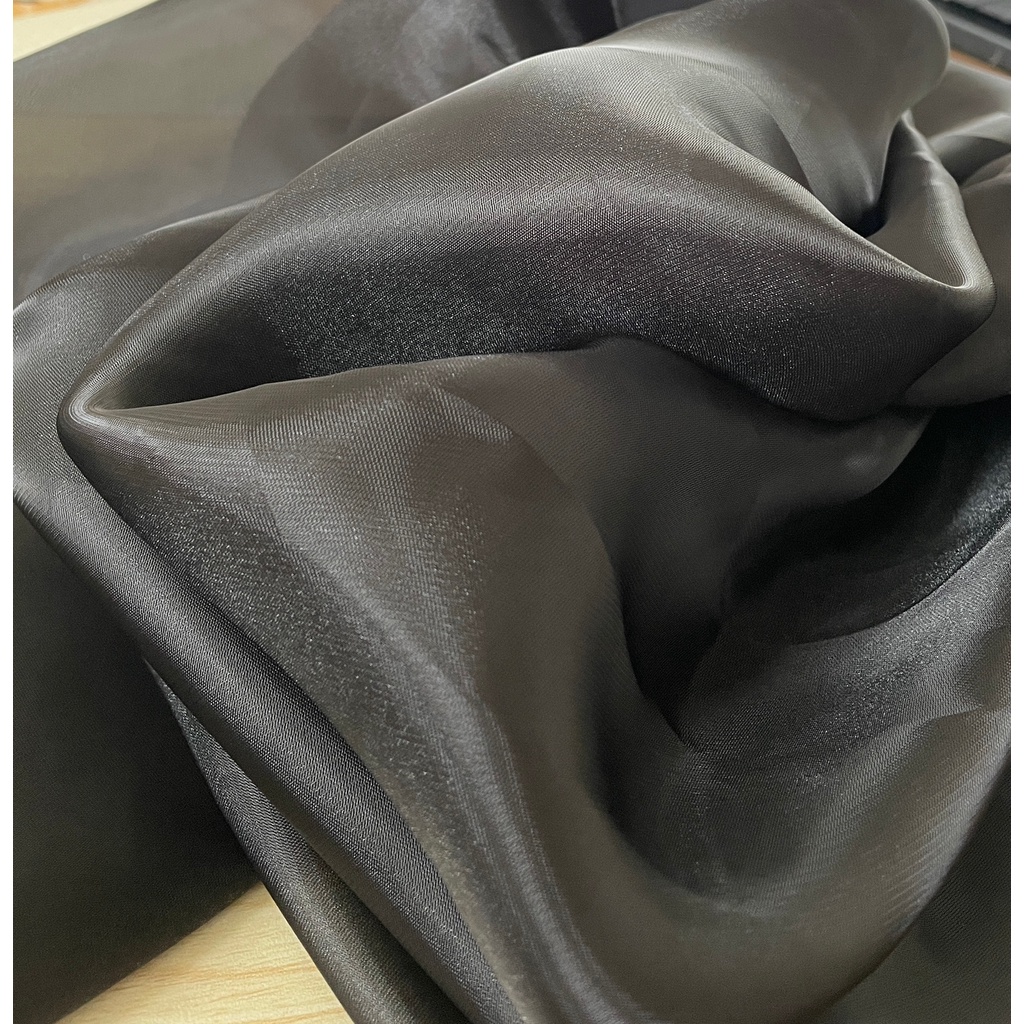 Kain Organza Organdi Polos Premium Silk Kain Kaca 1/2 Meteran