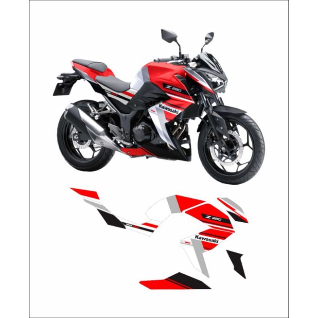 Striping Kawasaki Ninja Z250/ Sticker Custom Gravis Ninja Z250