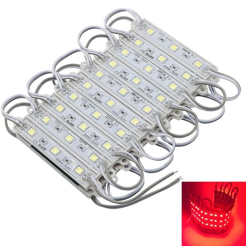 Lampu LED Modul AUGUSTINA 3pl 5054 DC12V Super Terang Lampu LED Mini Module Desain Iklan Led5054Lampu LED Modul 3led