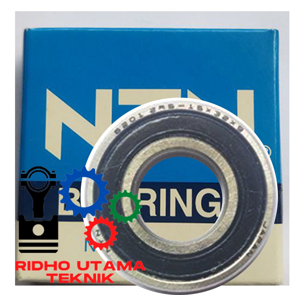 Bearing 6201 2RS 15 MM NTN Bering Laher Klaher