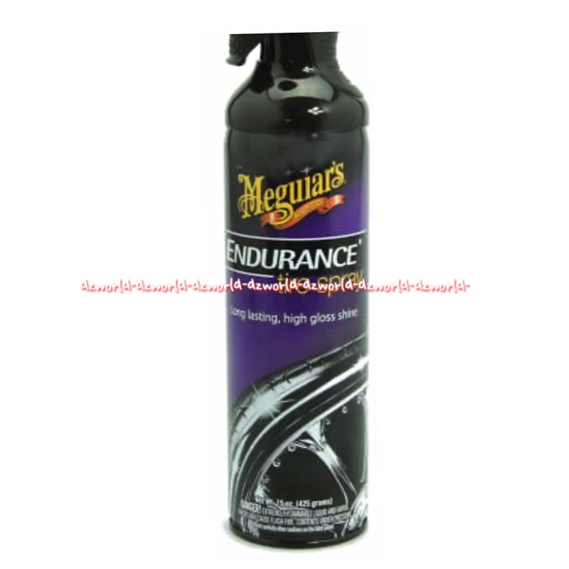 Meguair's Endurance Tire Spray 425ml Long Lasting Spray Meguaiars Semprot Sprai Membersihkan Ban Kendaraan Mobil Motor Endurance Tire Dressing