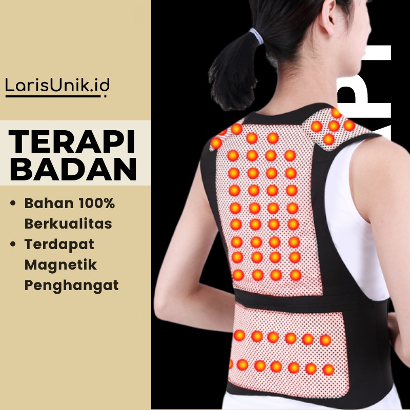 Alat Terapi Badan Perawatan Diri Sabuk Terapi Pundak Punggung Pinggang Magnetic Tourmaline Back Waist Shoulder