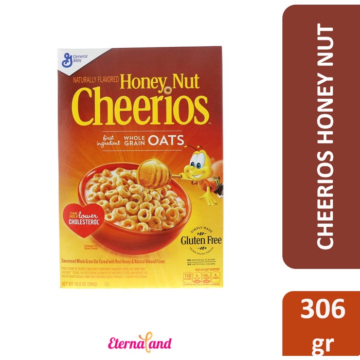 

[BISA COD] Cheerios Honey Nut - sereal sarapan sehat cheerios honeynut impor - 10.8oz-306gr