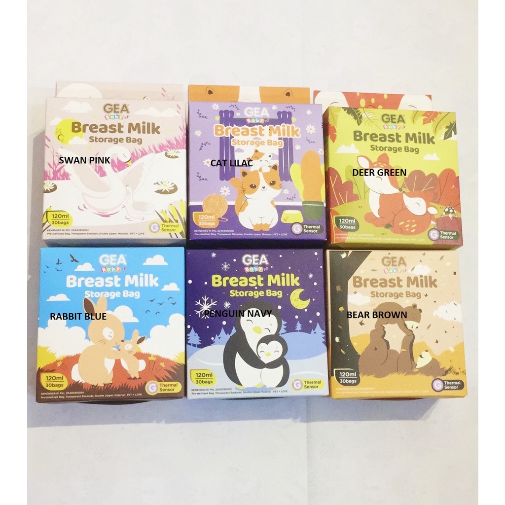 GEA BABY kantong asi /Kantong Asi 120ml / Breast Milk Bag isi 30 / breastmilk