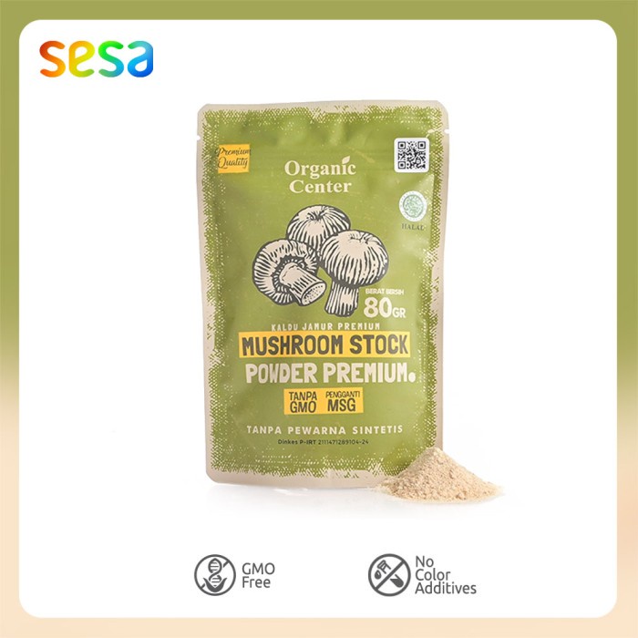 

Organic Center Kaldu Jamur Premium Non Msg 80 g