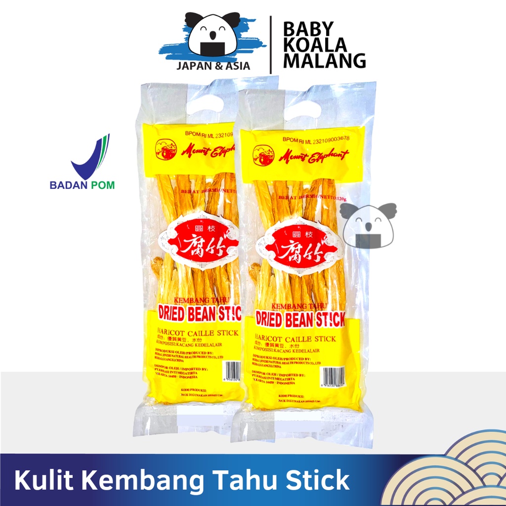 

KULIT TAHU STIK TAUKI KERING Fucuk 120 gram │ Import..