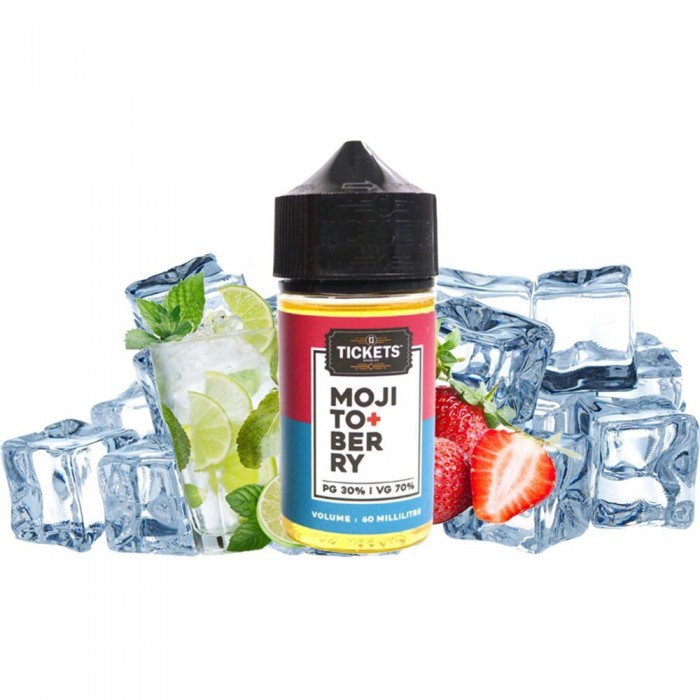 EJM LIQUID TICKET MOJITO BERRY ICE 100% ORIGINAL