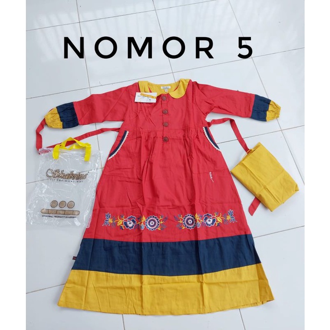 gamis shabrina dewasa dan anak anak